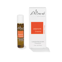 Natural Organic Essential Oil Perfume Roller in Orange, Creativity