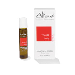 Natural Organic Essential Oil Perfume Roller Ball – Red, Vitality